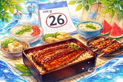 【2026年】土用の丑の日はいつ？由来・起源をわかりやすく解説｜うなぎ以外の食べ物や献立メニューも紹介