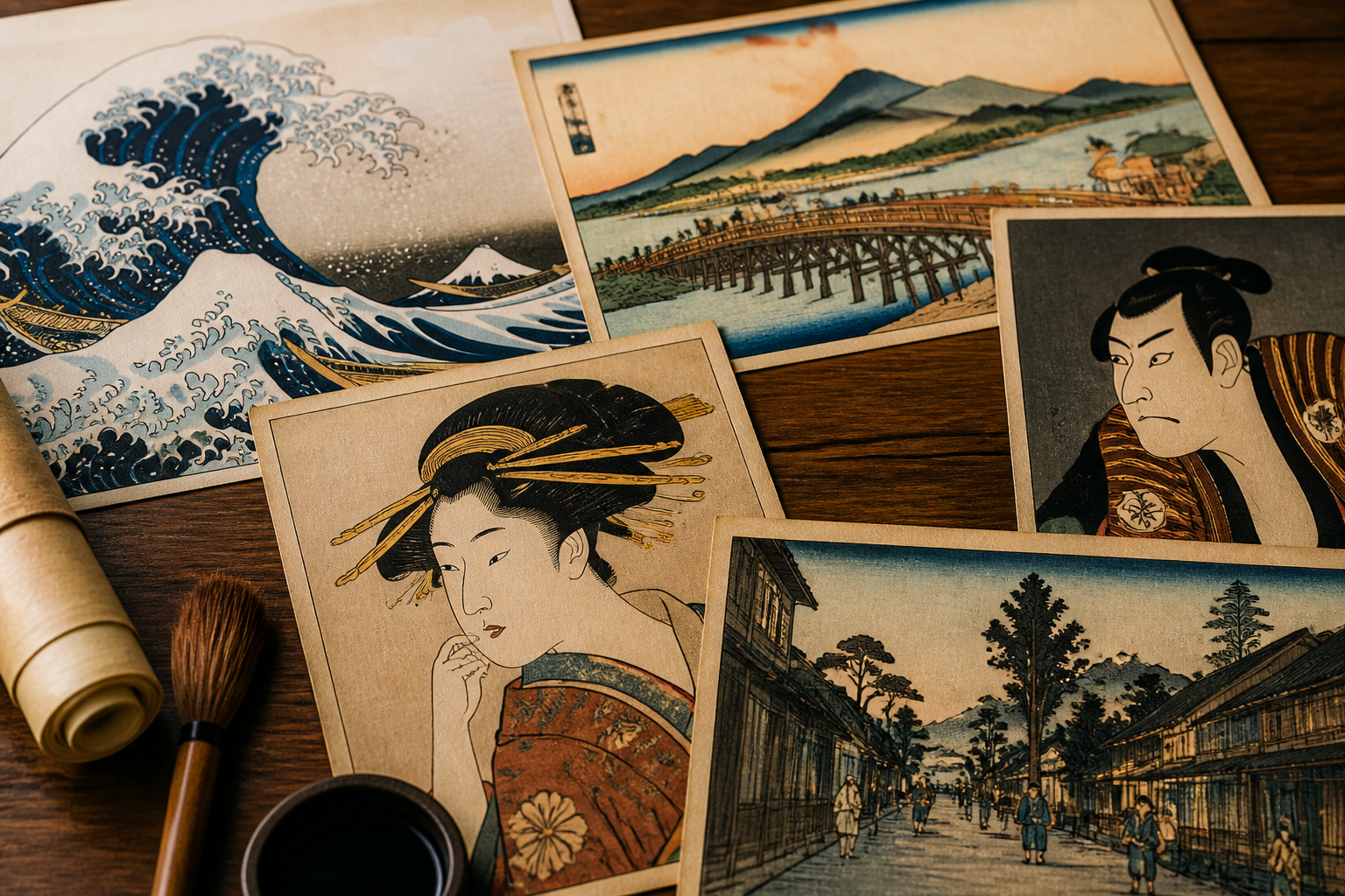 浮世絵の主な種類|何が描かれていたのか