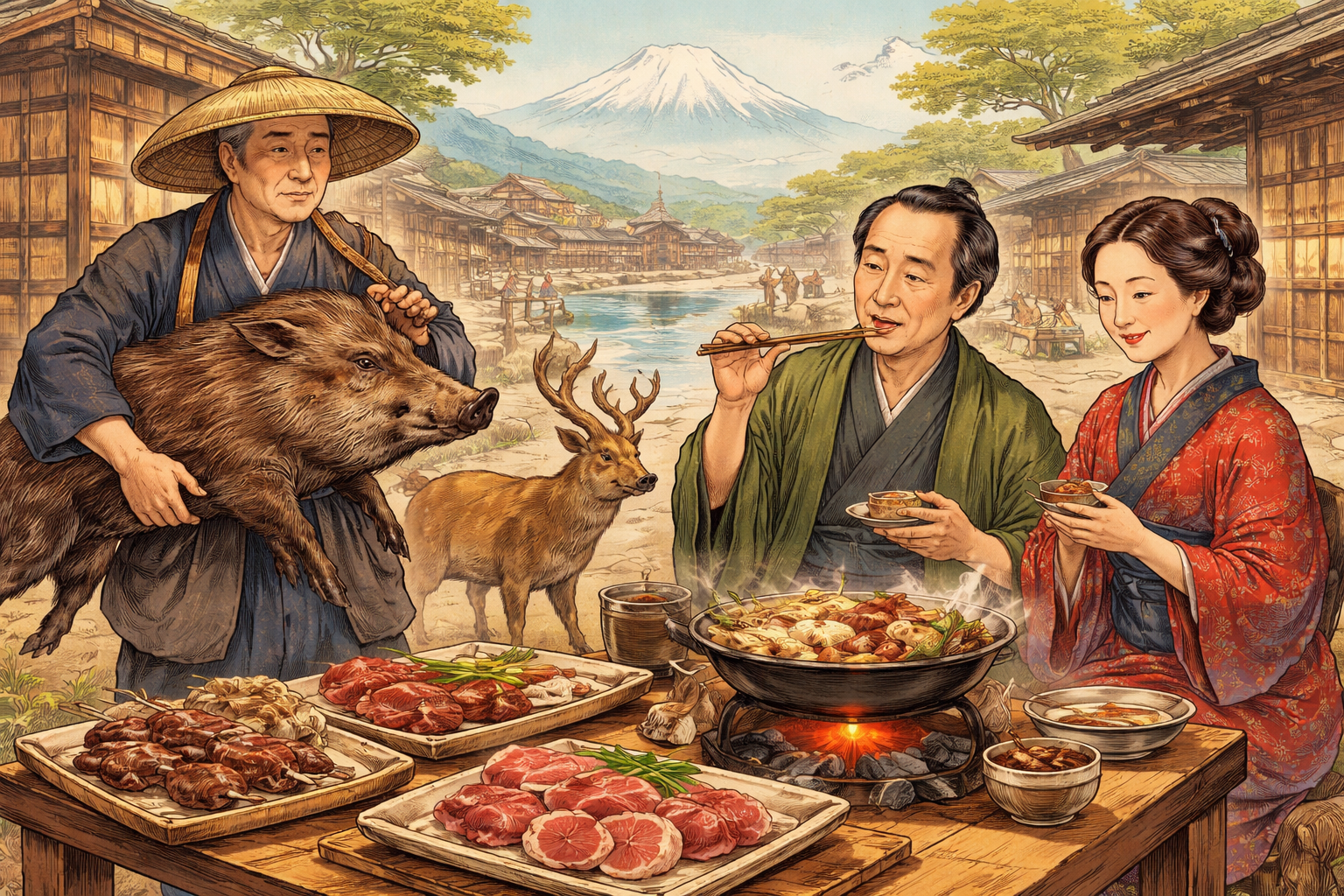 江戸時代の肉食がわかる具体例
