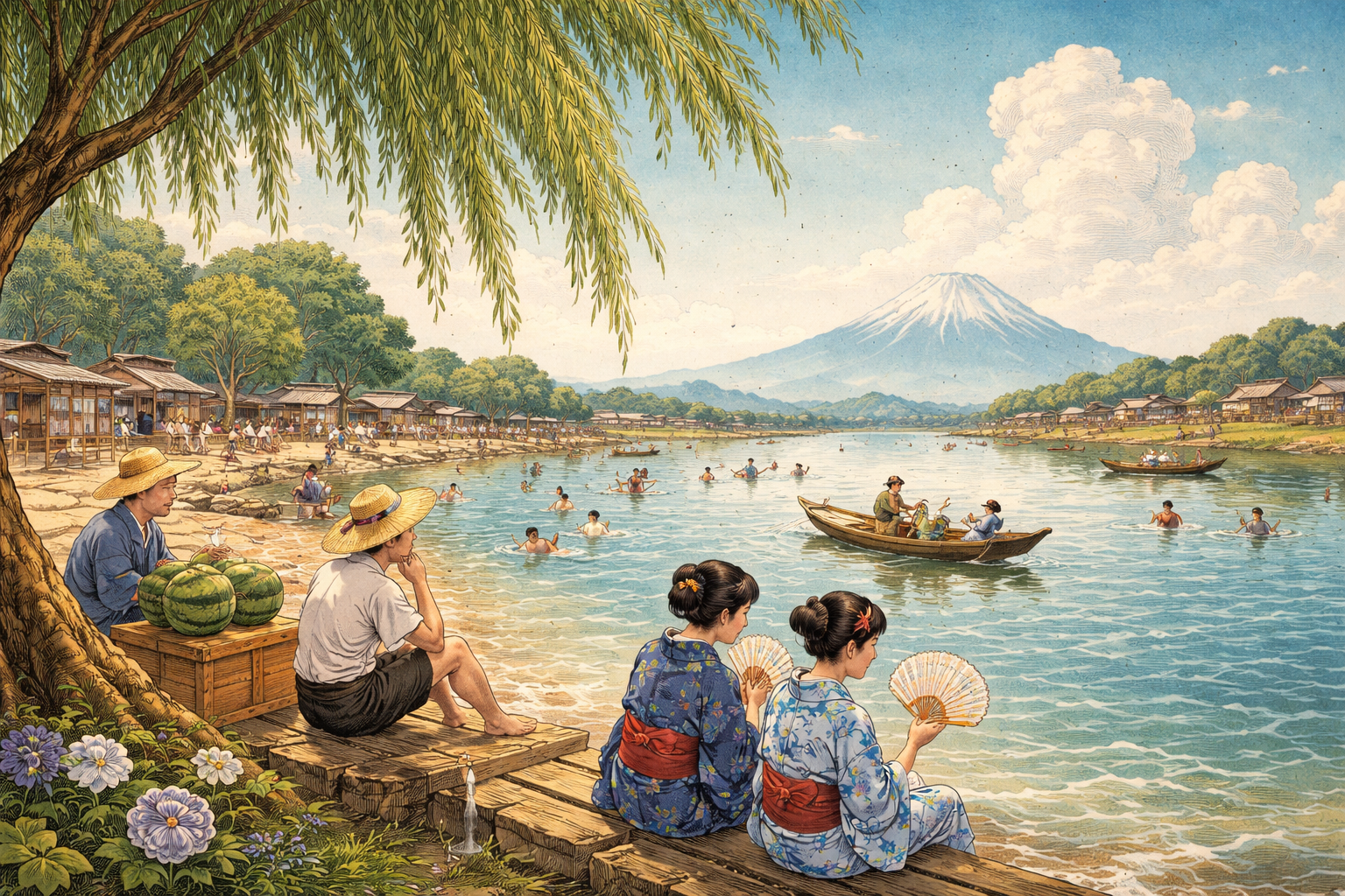 江戸の夏が今より涼しく感じられた理由