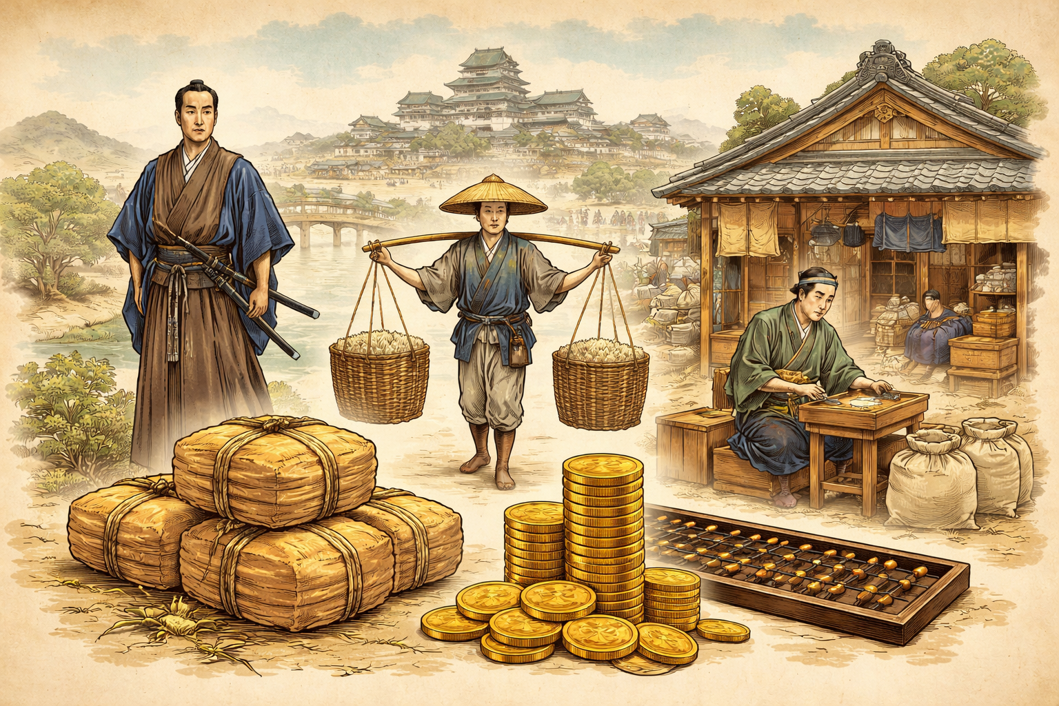 江戸時代の年収を見るときの整理ポイント