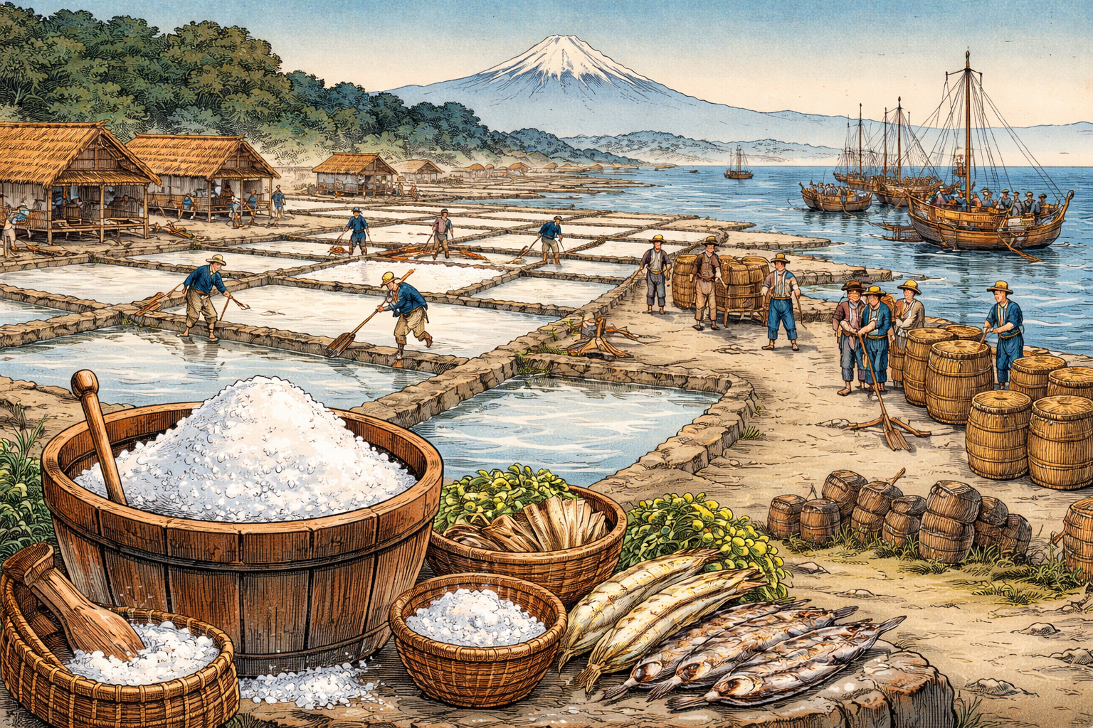 江戸時代の塩が見えてくる具体的な場面